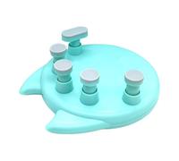 Guitar Finger Trainer - Hand Grip Strengthener & Correction Tool, 15.5cm x 15.5cm + 6cm Anti-Slip Base, High Grade ABS & Silicone - for Piano Keyboard & Music Lessons