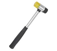 Guitar Fret Hammer with Rubber & Plastic Heads | Secure Grip Handle for Safe Fret Installation | Multifunctional Tool for Guitar/Bass/Ukulele Repair | DIY Luthier Hammer