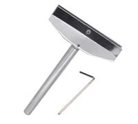 Guitar Fret Press | Setup di chitarra Essentials Metal Radius Press Strumento | Tasto tastiera resistente Premere Inserto Caul con strumento e chiave di pressione | Accessori per strumenti musica