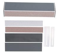 Guitar Fret Sanding Leveler Beam, Barra di Livellamento per Tasti Chitarra, 15x4x2.8cm, Sabbia Autoadesiva 400-1200 - Alluminio Antiruggine, Strumenti per Manutenzione Chitarra