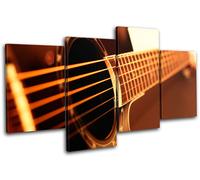 Guitar INSTRUMENTS Musical MULTI TELA parete arte foto stampa