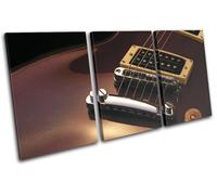 Guitar INSTRUMENTS Room Electric Musical TREBLE TELA parete arte foto stampa