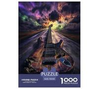 Guitar Jigsaw Puzzle Impossible 1000 Pezzi Decorazione Per La Casa. Rilassamento E Intelligence Per Adulti E Ragazzi Da 14 Anni 70x50cm/1000pcs