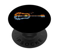 Guitar Lake Shadow Country Music Guitarist Musician Teacher PopSockets PopGrip Adesivo