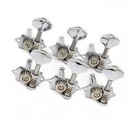 Guitar Machine Heads Tuner Open Style Guitar Tuning Pegs Per For ST Per For LP Parti Di Chitarra Piroli Accordatura per Chitarra (Color : Sliver_6L)