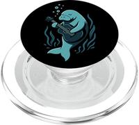 Guitar Manatee Ocean Music Graphic PopSockets PopGrip per MagSafe