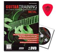Guitar Metal - Le Programme d'entraînement ultime pour la guitare électrique d'entraînement avec CD, Dunlop plek (Programme d'enseignement/Vidéo pédagogique conformément § 14 juschg) - Guitare électrique école de Daniel Schuster Bauer