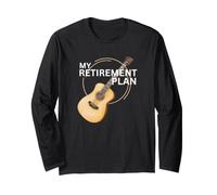 Guitar My Retirement Plan Maglia a Manica