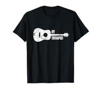 Guitar My Therapist Acoustic Guitarist Funny Musical Therapy Maglietta