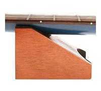 Guitar Neck Rest, Ukulele Neck Cradle Support, Wooden Luthier Tool with Silicone Cushion String Instruments, Stable Stand for Ukuleles, Violins, Banjos, Mandolins, 9.5x6.6x6.2cm