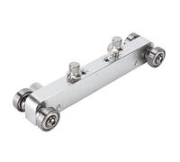 Guitar Nut Sander Tool | Adjustable Bridge Saddle Grinding for Bass/Acoustic Guitars | Luthier Tool with Aluminum Body for Accurate Height Adjustment (Argento)