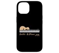 Guitar&Piano Guy Divertente chitarrista Donne Uomini Amanti Musica Custodia per iPhone 14