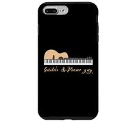 Guitar&Piano Guy Divertente chitarrista Donne Uomini Amanti Musica Custodia per iPhone 7 Plus/8 Plus