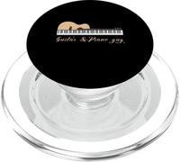 Guitar&Piano Guy Divertente chitarrista Donne Uomini Amanti Musica PopSockets PopGrip per MagSafe