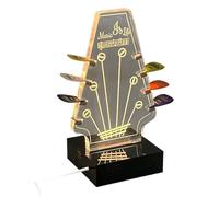 Guitar Pick Case Holder, Light Up Acrylic Guitar Pick Holder, Dust-Proof Guitar Pick Storage, Guitar Pick Display Box, LED Light Guitar Pick Holder, Guitar Pick Organizer for Guitar Players