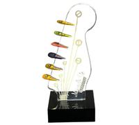 Guitar Pick Case Holder, Light Up Acrylic Guitar Pick Holder, Dust-Proof Guitar Pick Storage, Guitar Pick Display Box, LED Light Guitar Pick Holder, Guitar Pick Organizer for Guitar Players