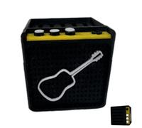 Guitar Pick Holder, Guitar Pick Display Case, Resin Display Frame, Pick Storage Box, Decorative Guitar Pick Case, Solid Material, Convenient Pick Holder For Home, Studio, Music Classroom