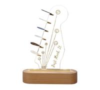 Guitar Pick Holder, Light-up Guitar Accessory, Wood Acrylic Pick Display, Guitar Pick Storage Rack, Musician Gift Ideas, Decorative Pick Organizer, Unique Guitar Pick Holder, Compact Pick Storage Box,