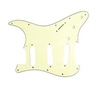 Guitar Pickguard Replacement for ST Type 11 Hole Guitar, Aluminum Foil Shielding PVC Scratch Protection Guard Plate with Glossy Finish (GSSS39)