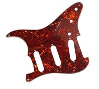 Guitar Pickguard Replacement for ST Type 11 Hole Guitar, Aluminum Foil Shielding PVC Scratch Protection Guard Plate with Glossy Finish (GSSS35)