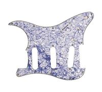 Guitar Pickguard Replacement for ST Type 11 Hole Guitar, Aluminum Foil Shielding PVC Scratch Protection Guard Plate with Glossy Finish (cadaveri)