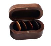 Guitar Picks for Acoustic Chitar, Ukulele Picks 4 Pezzi, Chitarra Pick Pack, Four Colors Guitar Pick Holder Set, Guitar Accessories for Musicians, Chitar Picks for Strumming, Comfort Grip G