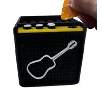 Guitar Picks Holder, Resin Display Frame Pick Holders, Decorative Guitar Storage Case, Guitars Pick Displays Box, Paddle Organizer for Home, Studio, Music Classroom
