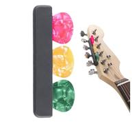 Guitar Picks, Plectrum Storage Organizer, Adhesive Pick Case, Easy Access Dispenser Ideal For Acoustic Electric Guitar Bass Ukulele, 3.19x0.55x0.2 Inches