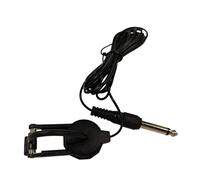 Guitar Pickup, Clip on Instrument Pick Up, Electric Guitar Accessory Tool, Clear Sound Transmission, Easy Plug In Design, USed for Concert Stage Classroom Gathering, 2.5m