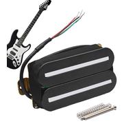 Guitar Pickups, Sound Acoustic Guitar Transducer, Wide Frequency Amplifier, Black, Music Accessory Design, for Studio Recording, Live Performance, Practice, Long Lasting