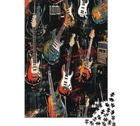 Guitar Puzzle Da 1000 Pezzi Per Adulti Puzzle Da 1000 Pezzi Giochi Educativi Decorazione Della Casa Puzzle I Migliori Regali Per Uomini E Donne 1000pcs (75x50cm)