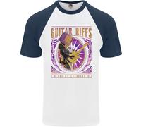 Guitar Riffs Sono La Mia Lingua Maglietta Baseball S/S Da Uomo