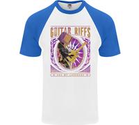 Guitar Riffs Sono La Mia Lingua Maglietta Baseball S/S Da Uomo