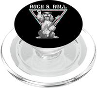 Guitar Rock & Roll Dog Lover Vibes PopSockets PopGrip per MagSafe