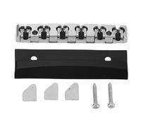 Guitar Roller Nut, Stainless Steel 43mm Replacement for TL/ST Electric Guitars, 35mm String Spacing 5.7mm Thickness Fit TL/ST Models, Durable Roller Nut Replacement