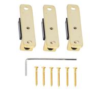 Guitar Roller Saddle Bridge | 3PCS Metal Single Roller Bridge for Tone Improvement & String Breakage Reduction | Easy Install for Practice/Performance/Recording (GA1221 Balck and Gold)