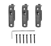 Guitar Roller Saddle Bridge | 3PCS Metal Single Roller Bridge for Tone Improvement & String Breakage Reduction | Easy Install for Practice/Performance/Recording (GA1219 Black)