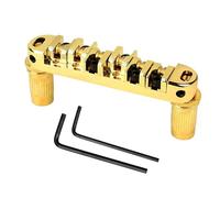 Guitar Saddle Bridge, Stringed Instruments Roller Saddle Bridge, Perfect Replacement Part, Includes 2 Wrenches, Ideal for Beginners, Women, Men and Professional Musicians