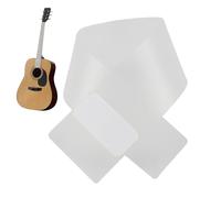 Guitar Scratch Plate, Transparent Anti Scraper Dust Guard, Protective Adhesive Pickguard for Acoustic, Electric Guitars,Easy to Apply Music Accessory for Guitarists and Musicians