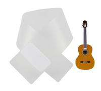 Guitar Scratch Plate, Transparent Anti-Scraper Dust Guard, Protective Music Accessory, Ultra-Thin Clear Shield, 17.72x2.36x0.04 Inches, For Guitarists and Musicians