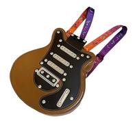 Guitar Shaped Bag - Zaino leggero e grande per donne e uomini, elegante Day Pack con cerniera per esterni Commuting Stands Out in Daily Use Life or Travel 12,2 pollici, marrone, Siehe Beschreibung