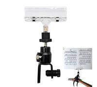 Guitar Sheet Holder, Flexible Clamp for Musical Notes, Multifunctional Music Sheet Bearer Clip, Paper Clamps, Guitar Accessories to Your Rehearsals, Practice, Performance