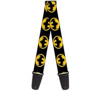 Guitar Strap - Batman 1989 Logo Black/Yellow ACC NUOVO