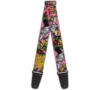 Guitar Strap - Born To Raise Hell Pink ACC NUOVO
