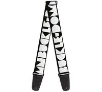 Guitar Strap - Buckle-Down Shapes Black/White ACC NUOVO