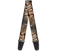 `Guitar Strap - Dean, Sam & Castiel Supernatural Join The Hunt` ACC NUOVO