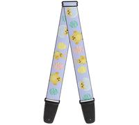 Guitar Strap - Easter Chicks And Eggs Lavender ACC NUOVO