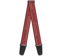 Guitar Strap - Harry Potter Gryffindor House Champion Icons Stripe Red ACC NUOVO