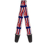 Guitar Strap - Hawaii Flags Weathered Blue/Red/White ACC NUOVO