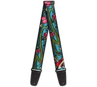 Guitar Strap - Live Hard Die Young Close-Up Turquoise ACC NUOVO